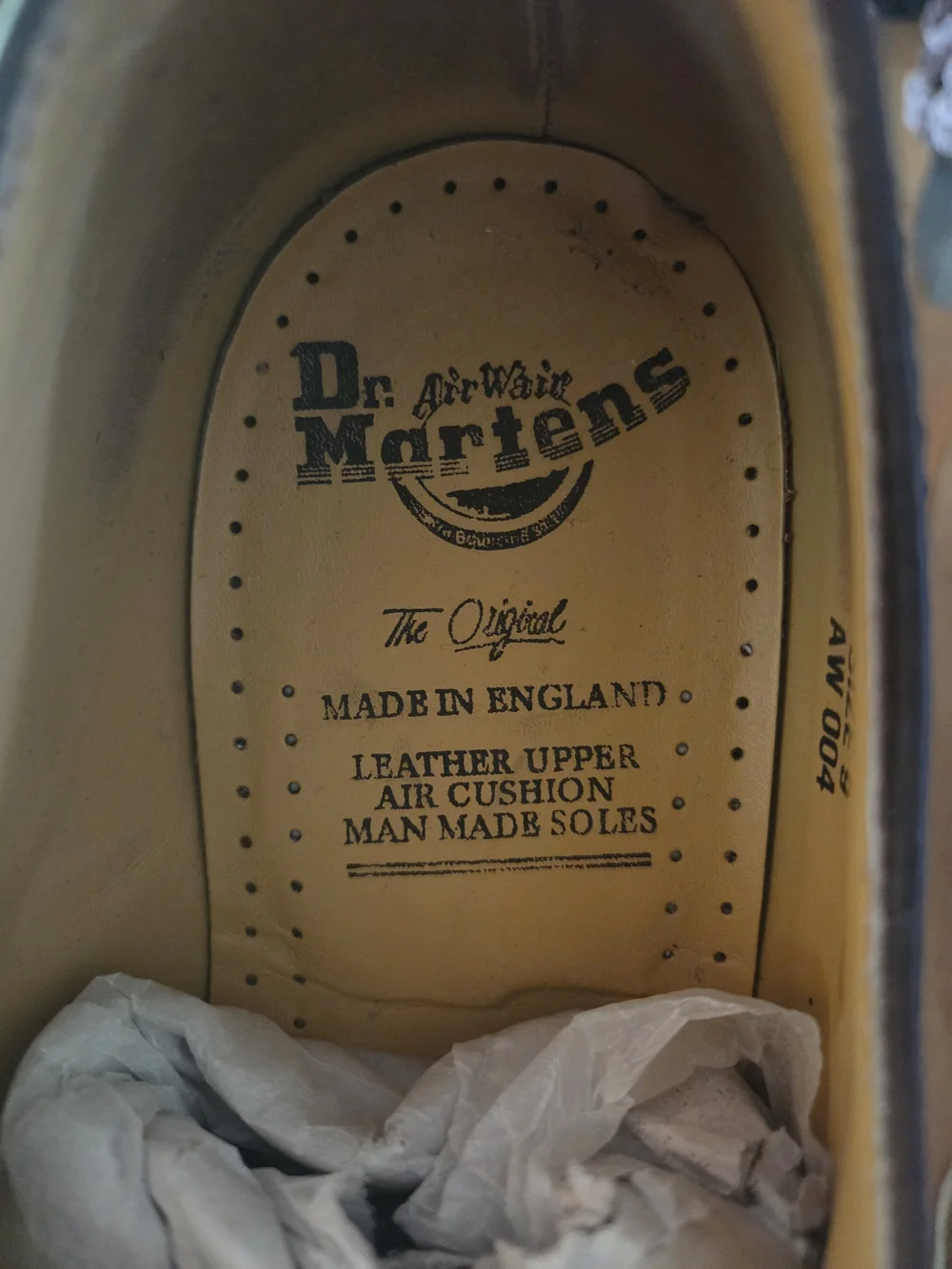 Vintage Made In England Doc Marten's 8098 Oxfords